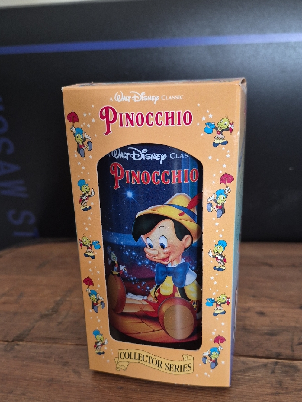 Vintage Walt Disney Classic Pinocchio Burger King Collector Series Tumbler